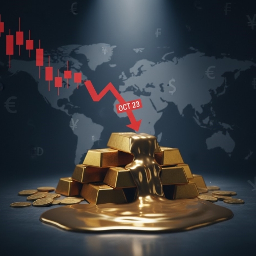 Vàng "Rơi Tự Do" Ngày 23/10: Thủng Mốc $4.100, Áp Lực Bán Tháo Nối Tiếp 'Cơn Địa Chấn' Lịch Sử