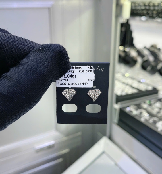 Bông Tai Bạch Kim VT750 VT53