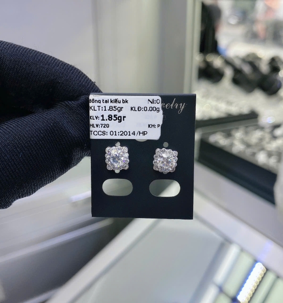 Bông Tai Bạch Kim VT750 VT56