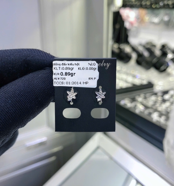 Bông Tai Bạch Kim VT750 VT65