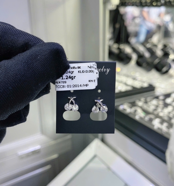 Bông Tai Bạch Kim VT750 VT70