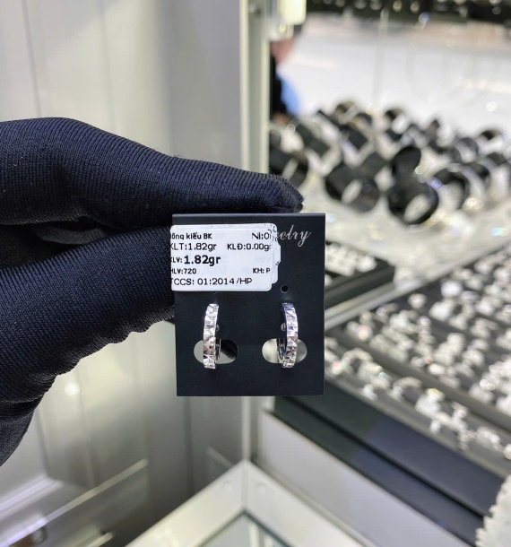 Bông Tai Bạch Kim VT750 VT82