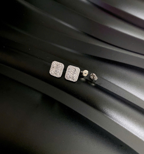 Bông Tai Vàng Trắng VT416 VT21