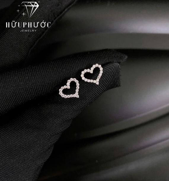 Bông Tai Vàng Trắng VT416 VT41