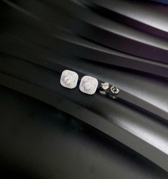 Bông Tai Vàng Trắng VT416 VT73