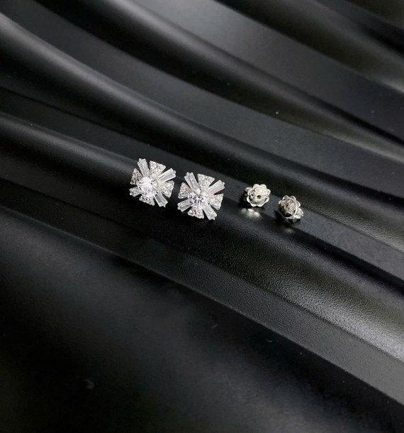 Bông Tai Vàng Trắng VT416 VT74