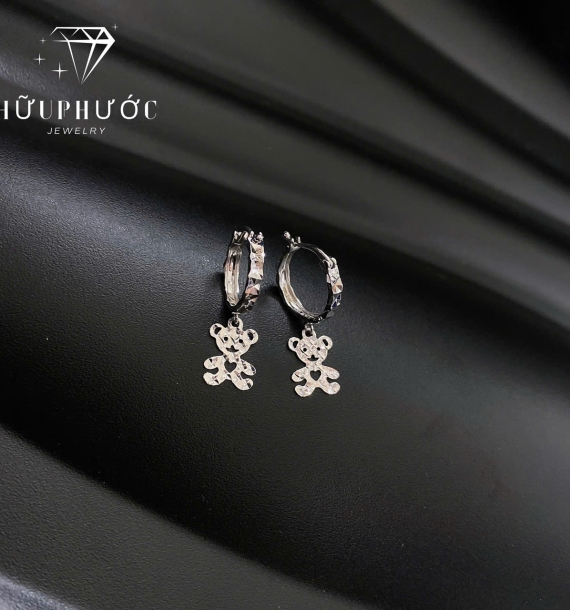 Bông Tai Vàng Trắng VT416 VT92