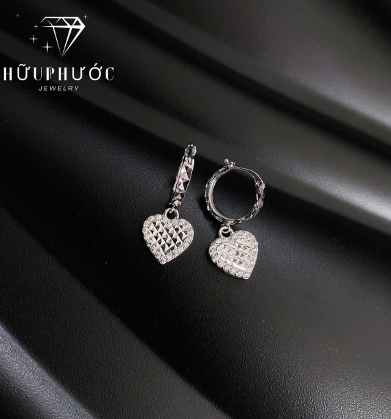 Bông Tai Vàng Trắng VT416 VT93