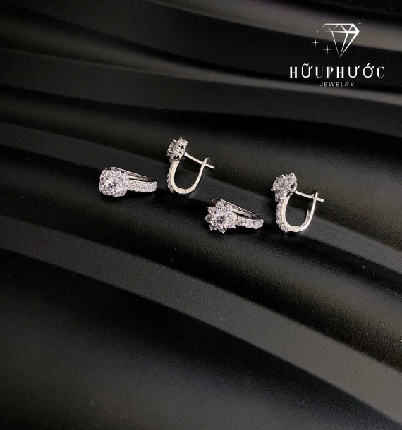 Bông Tai Vàng Trắng VT416 VT97