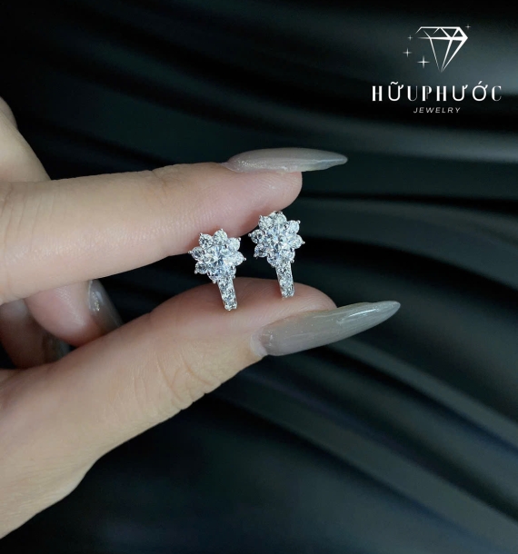 Bông Tai Vàng Trắng VT416 VT99