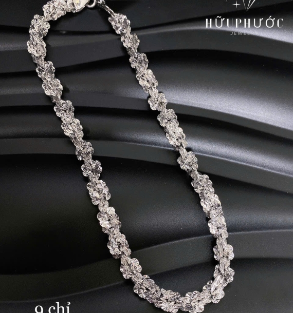 Dây Chuyền Vàng Trắng VT416 VT10