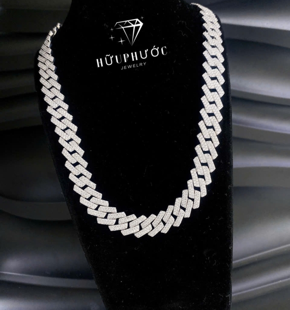 Dây Chuyền Vàng Trắng VT416 VT27