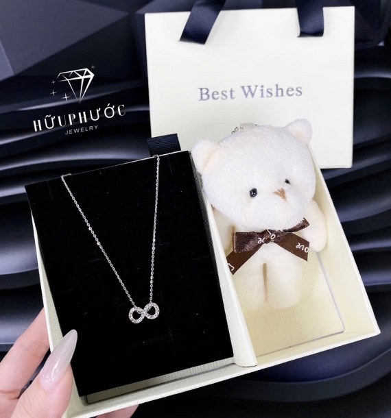 Dây Chuyền Vàng Trắng VT416 VT3