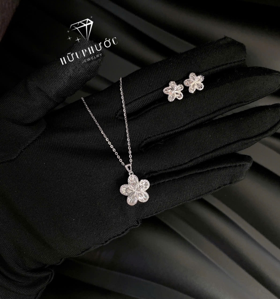 Dây Chuyền Vàng Trắng VT416 VT39