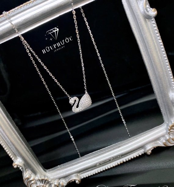 Dây Chuyền Vàng Trắng VT416 VT42