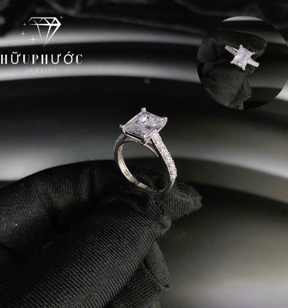 Nhẫn Nữ Vàng Trắng VT416 VT50