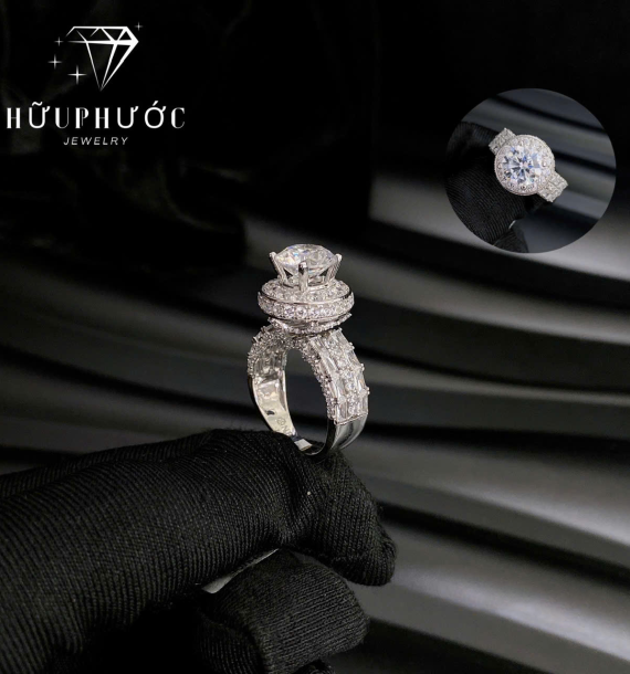 Nhẫn Nữ Vàng Trắng VT416 VT57