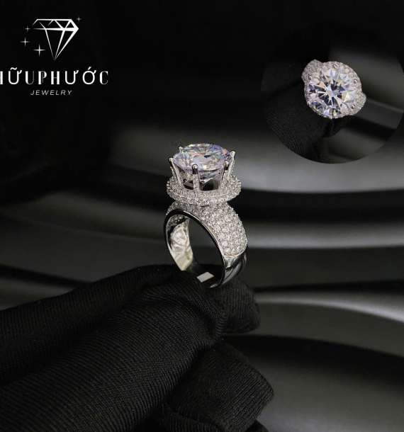 Nhẫn Nữ Vàng Trắng VT416 VT64