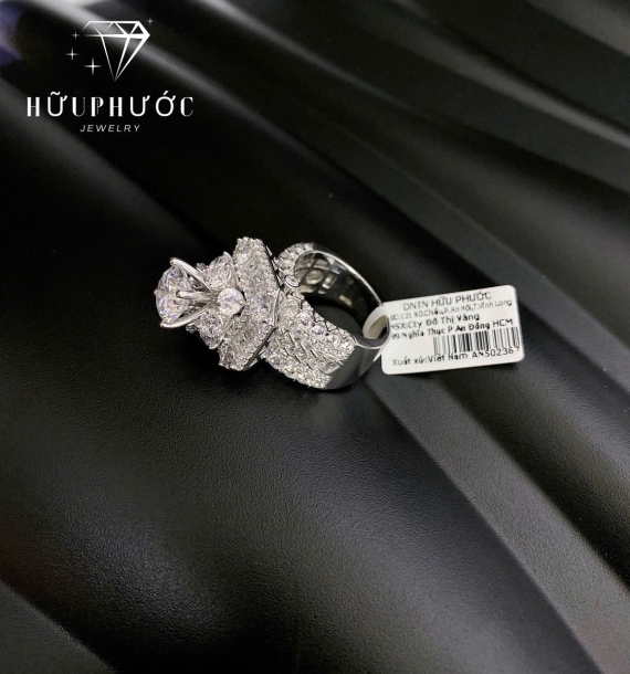 Nhẫn Nữ Vàng Trắng VT416 VT10