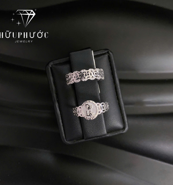 Nhẫn Nữ Vàng Trắng VT416 VT93