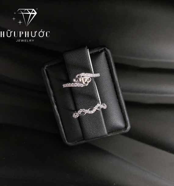 Nhẫn Nữ Vàng Trắng VT416 VT95