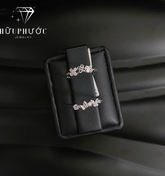 Nhẫn Nữ Vàng Trắng VT416 VT96