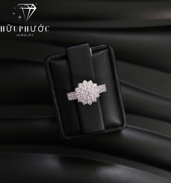 Nhẫn Nữ Vàng Trắng VT416 VT35